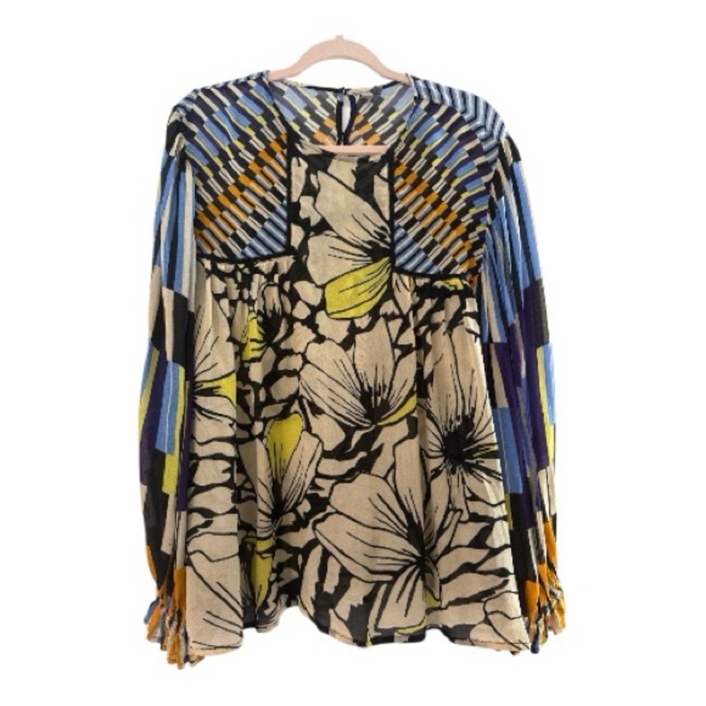 Floral Patterned Women's Blouse